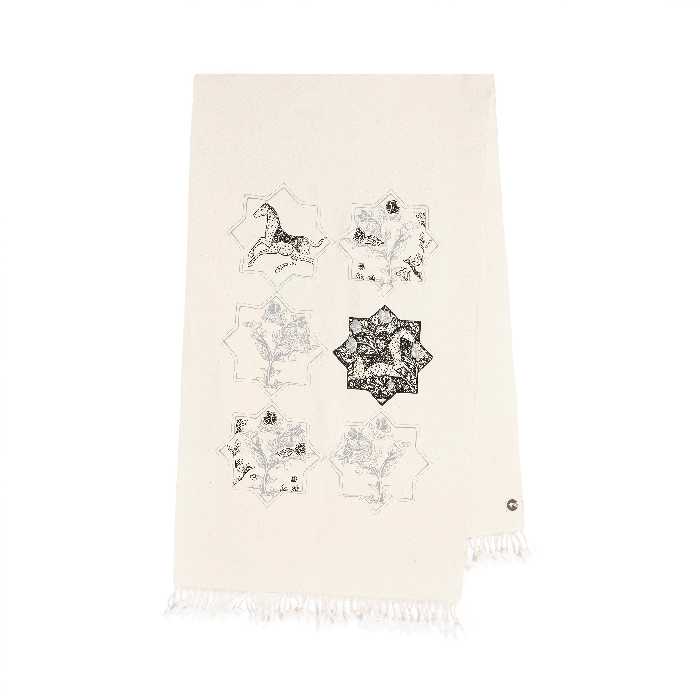 رومیزی چاپ دستی گدار مدل رخش