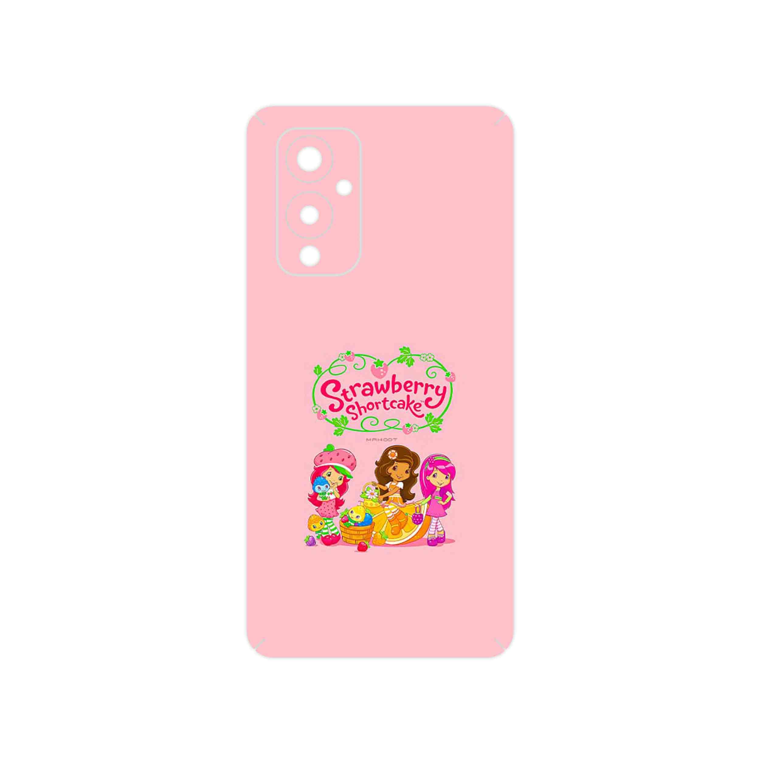برچسب پوششی ماهوت مدل Strawberry Shortcake مناسب برای گوشی موبایل وان پلاس 9