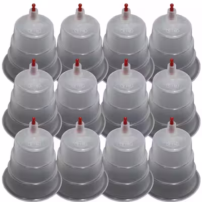 لیوان بادکش ای تی ام مدل 75cc بسته 12 عددی