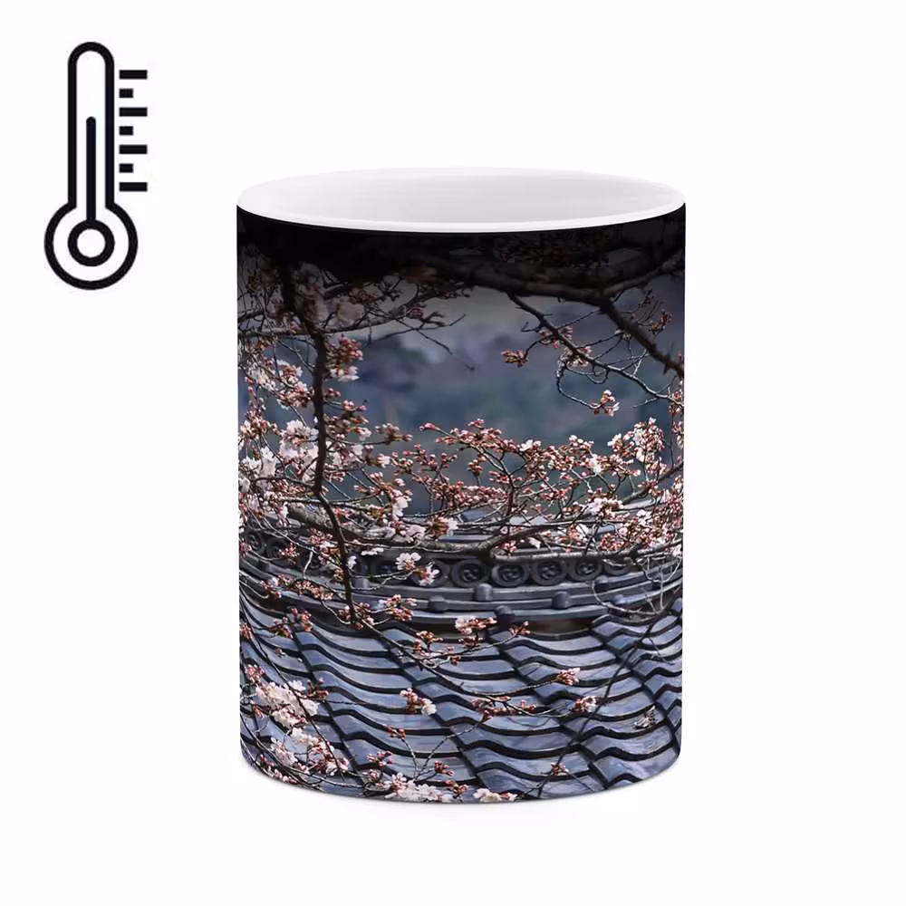 ماگ حرارتی طرح شکوفه مدل mgh01959