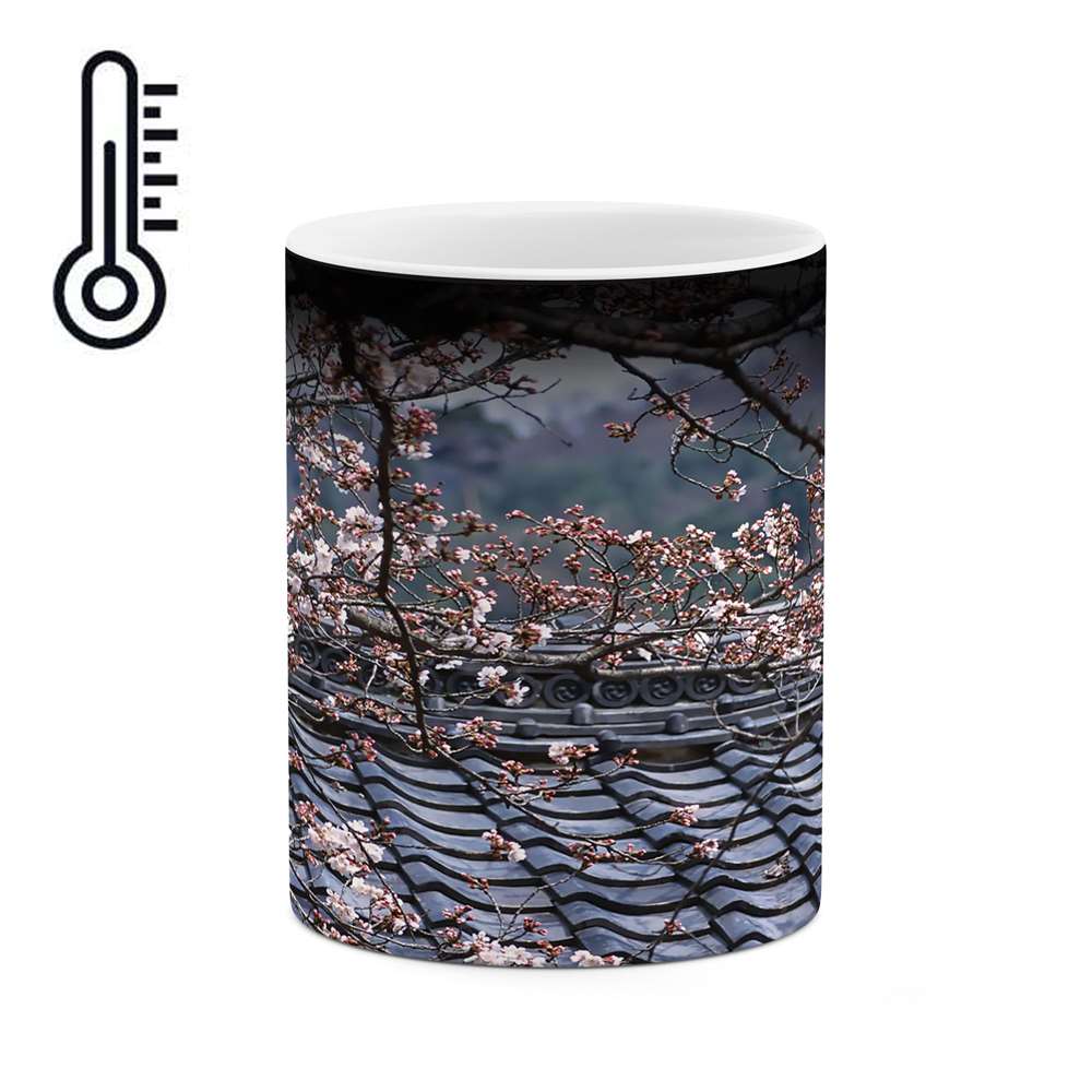 ماگ حرارتی طرح شکوفه مدل mgh01959