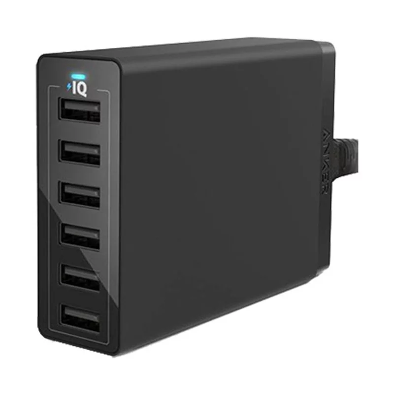 شارژر دیواری انکر مدل A2123 Power Port 6 Desktop 60W iQ