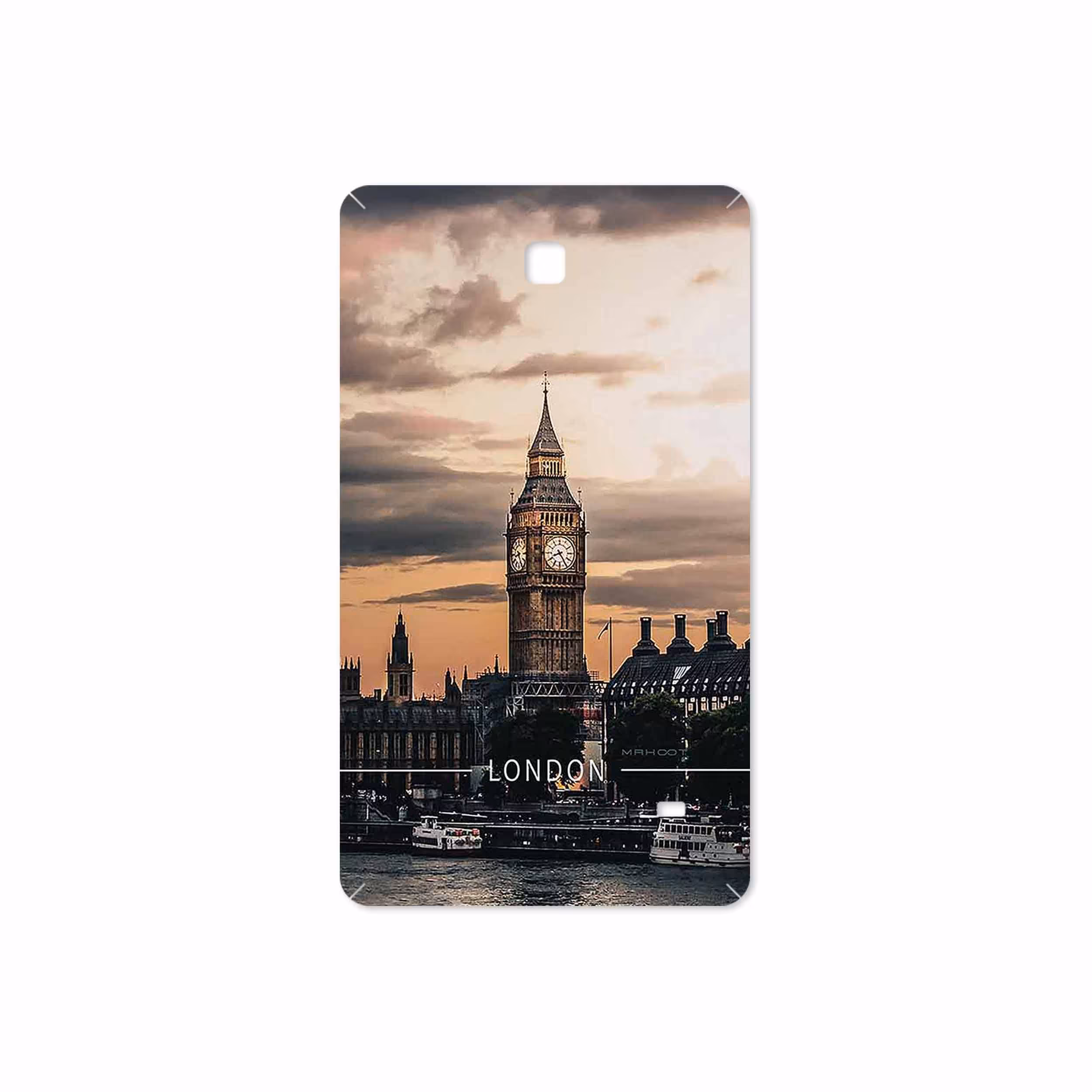 برچسب پوششی ماهوت مدل London City مناسب برای تبلت سامسونگ Galaxy Tab 4 7.0 2014 T231