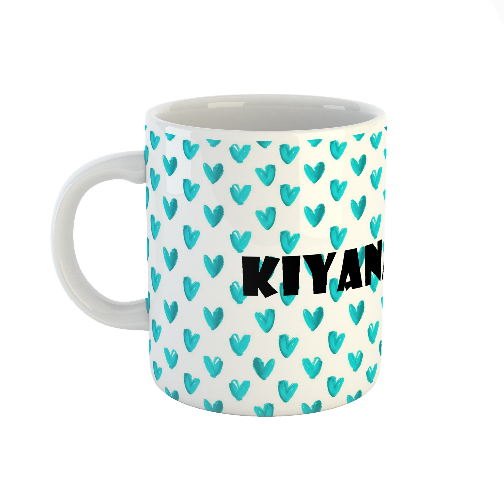 ماگ طرح اسم کیانا مدل قلب کد 678