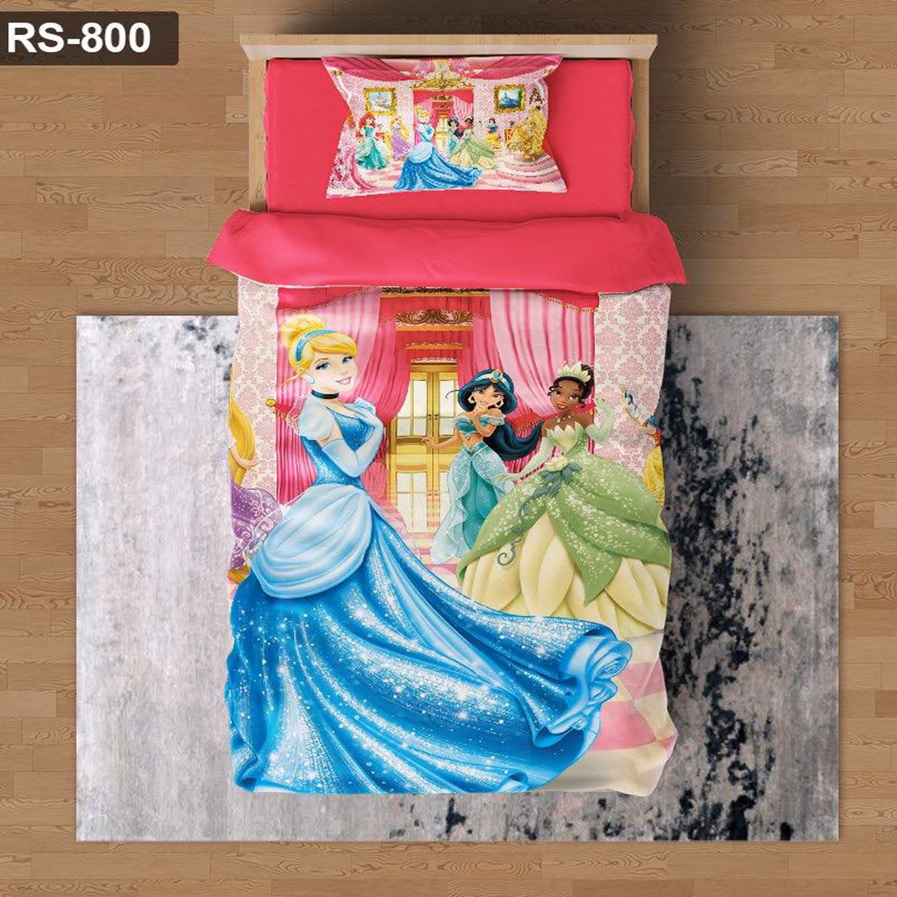 سرویس روتختی 1 نفره تنسل چاپی برندترک لند (Turk Land)  کد rs 800