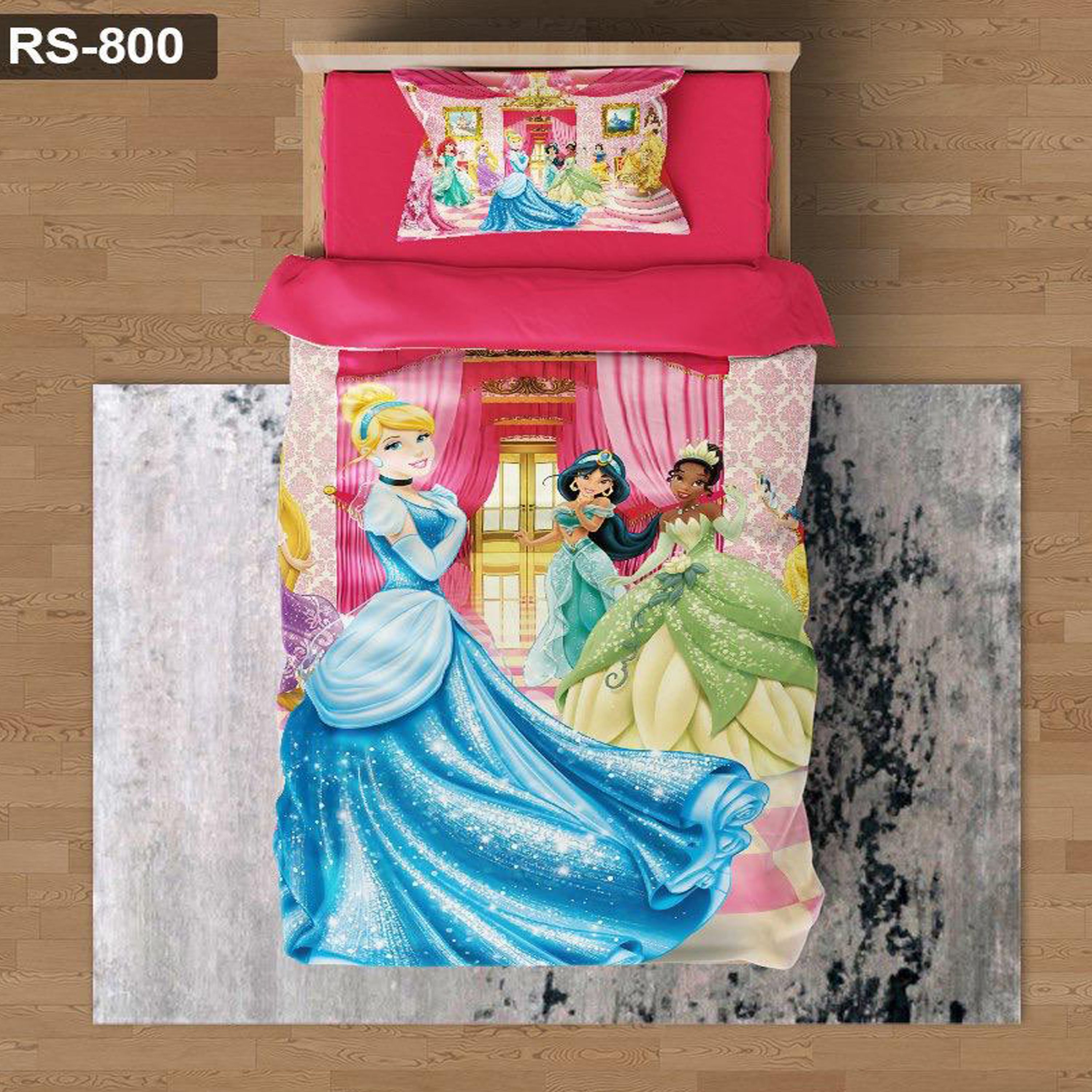 سرویس روتختی 1 نفره تنسل چاپی برندترک لند (Turk Land) کد rs 800