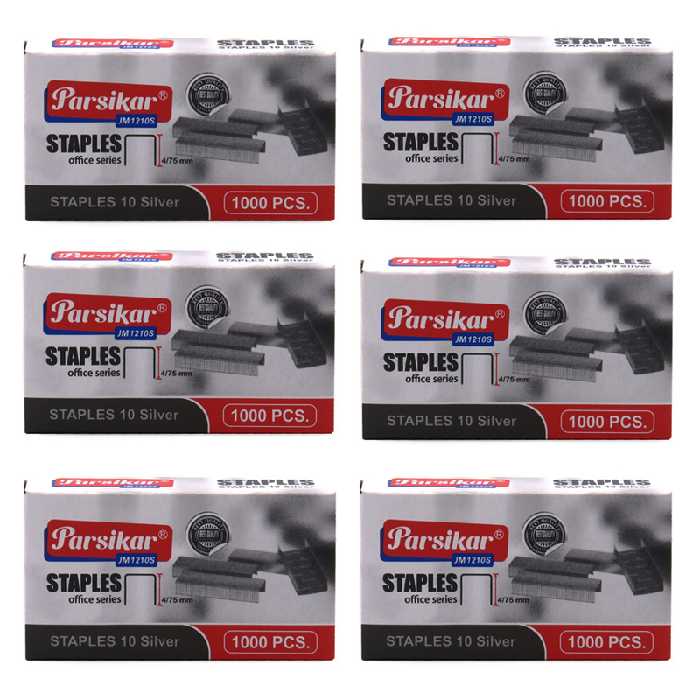  سوزن منگنه پارسیکار کد Jm1210s سایز 10 بسته 6000 عددی