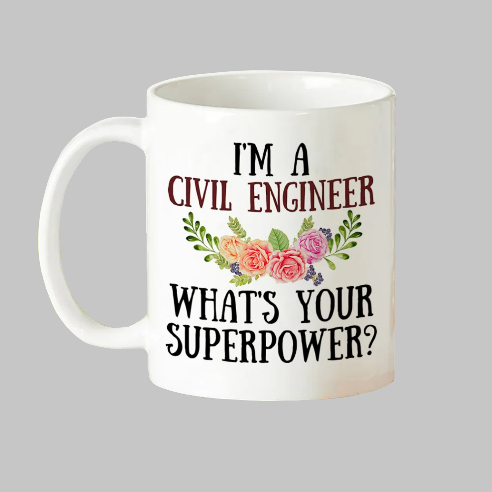 ماگ طرح دانشجو مهندسی عمران