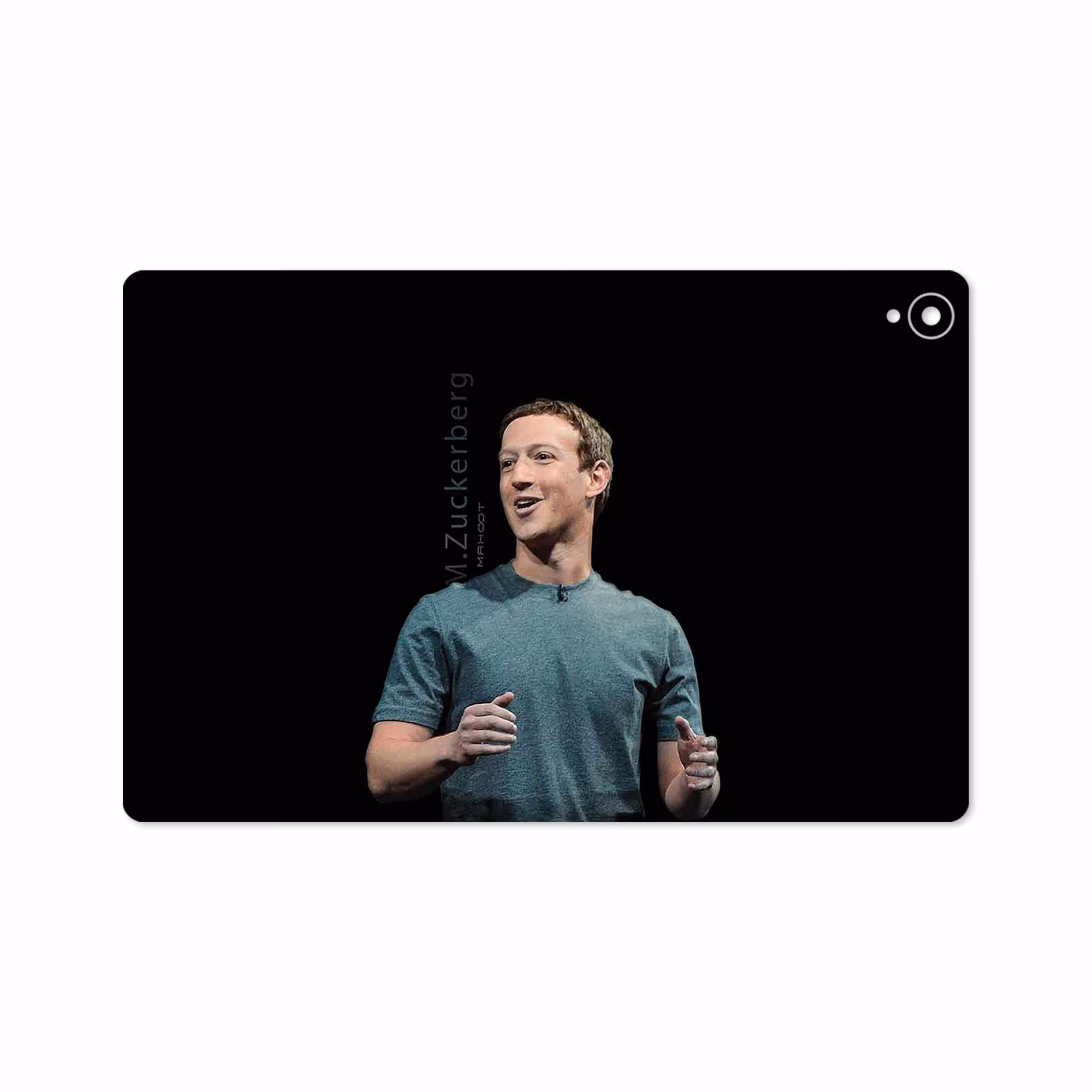 برچسب پوششی ماهوت مدل Mark Zuckerberg مناسب برای تبلت هوآوی Mediapad M6 10.8 2019