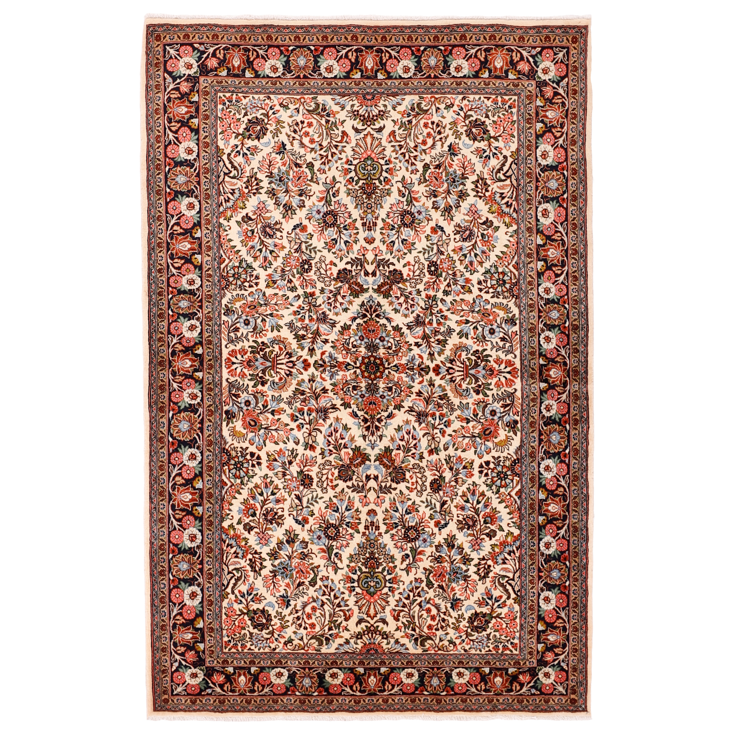 فرش دستبافت سه متری مدل بیجار نقشه افشان 