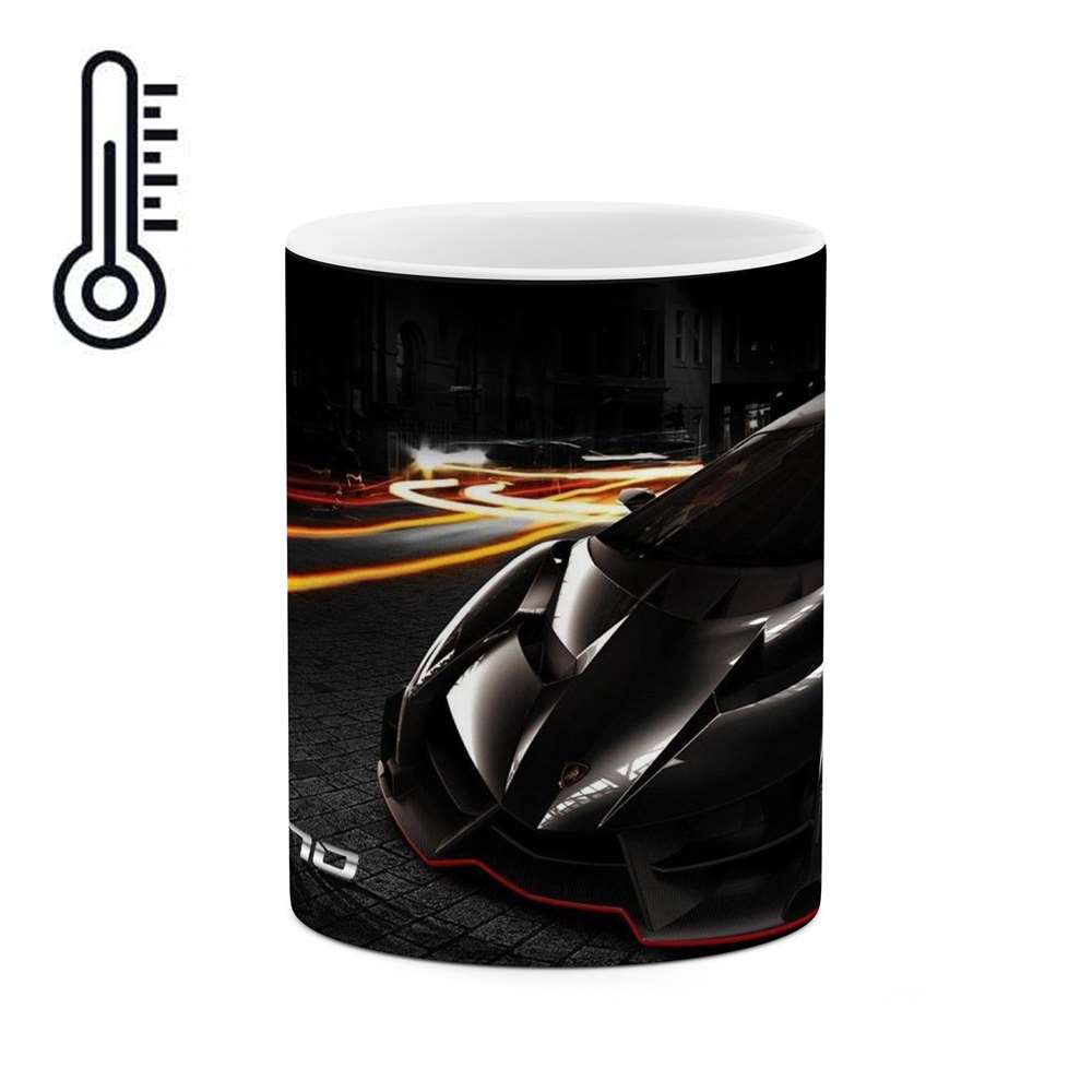 ماگ حرارتی طرح ماشین lamborghini huracan مدل mgph15588