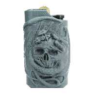 فندک مدل اسکلت و اژدها برجسته کد 1020 2.2.4