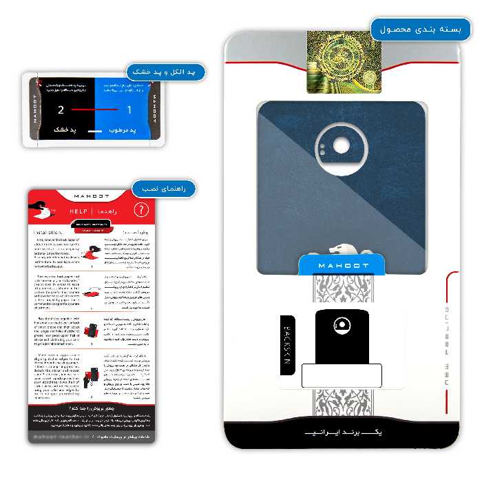 برچسب پوششی ماهوت مدل Peugeot مناسب برای گوشی موبایل موتورولا Moto Z2 Play