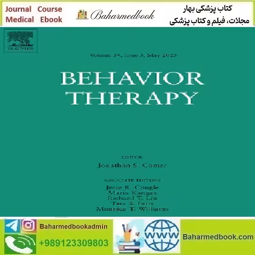 Behavior Therapy Volume 54 Issue 1 to 6 2023 TRUE PDF price