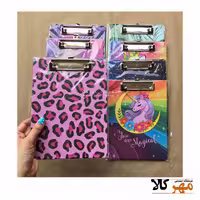 تخته شاسی a5 با کاغذ اظافه طرح دار clips