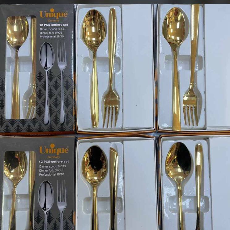 قاشق و چنگال 12 پارچه یونیک