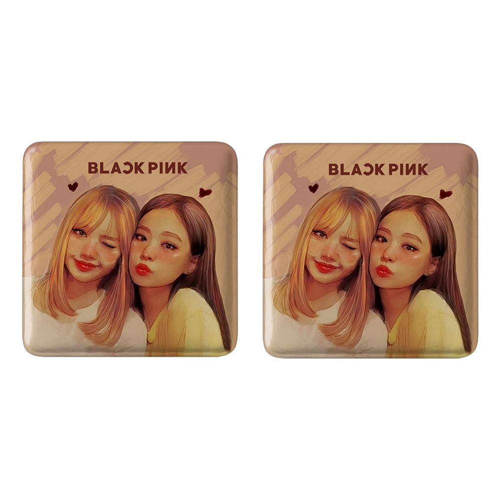 پیکسل خندالو مدل لیسا و جنی گروه بلک پینک کد 3123 به همراه مگنت