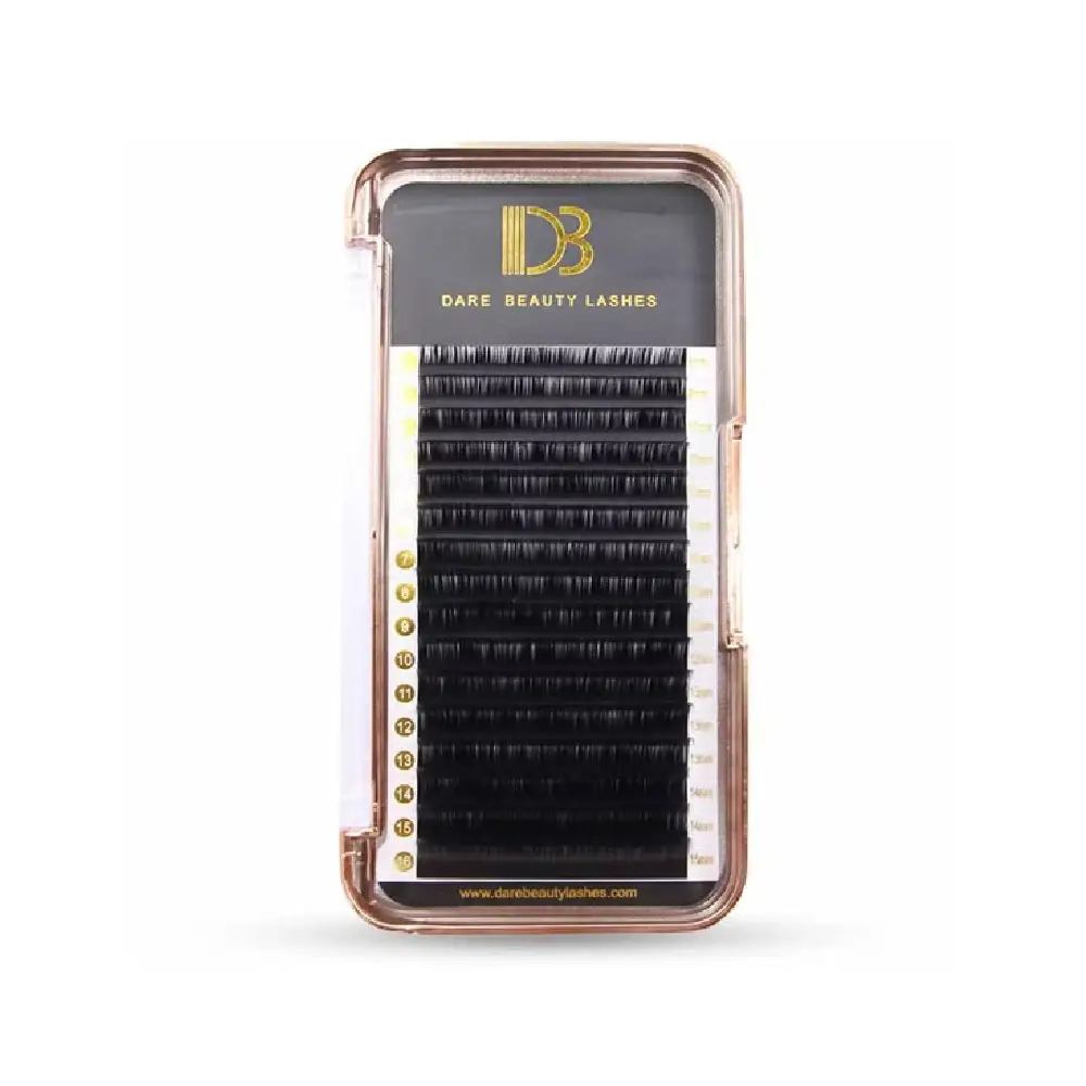 پالت مژه اکستنشن والیوم 16 لاین دی بی DB تک سایز 12 ضخامت 0.07 فر CC - فروشگاه میرکمالی