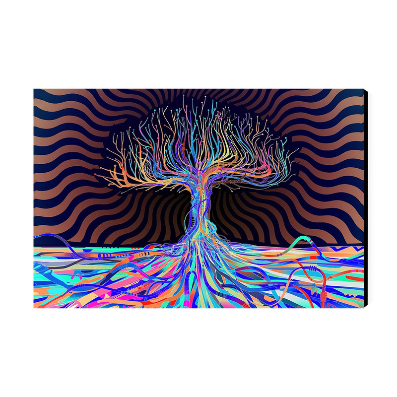 تابلو شاسی طرح بلک لایت مدل As574 | دنیای قاب