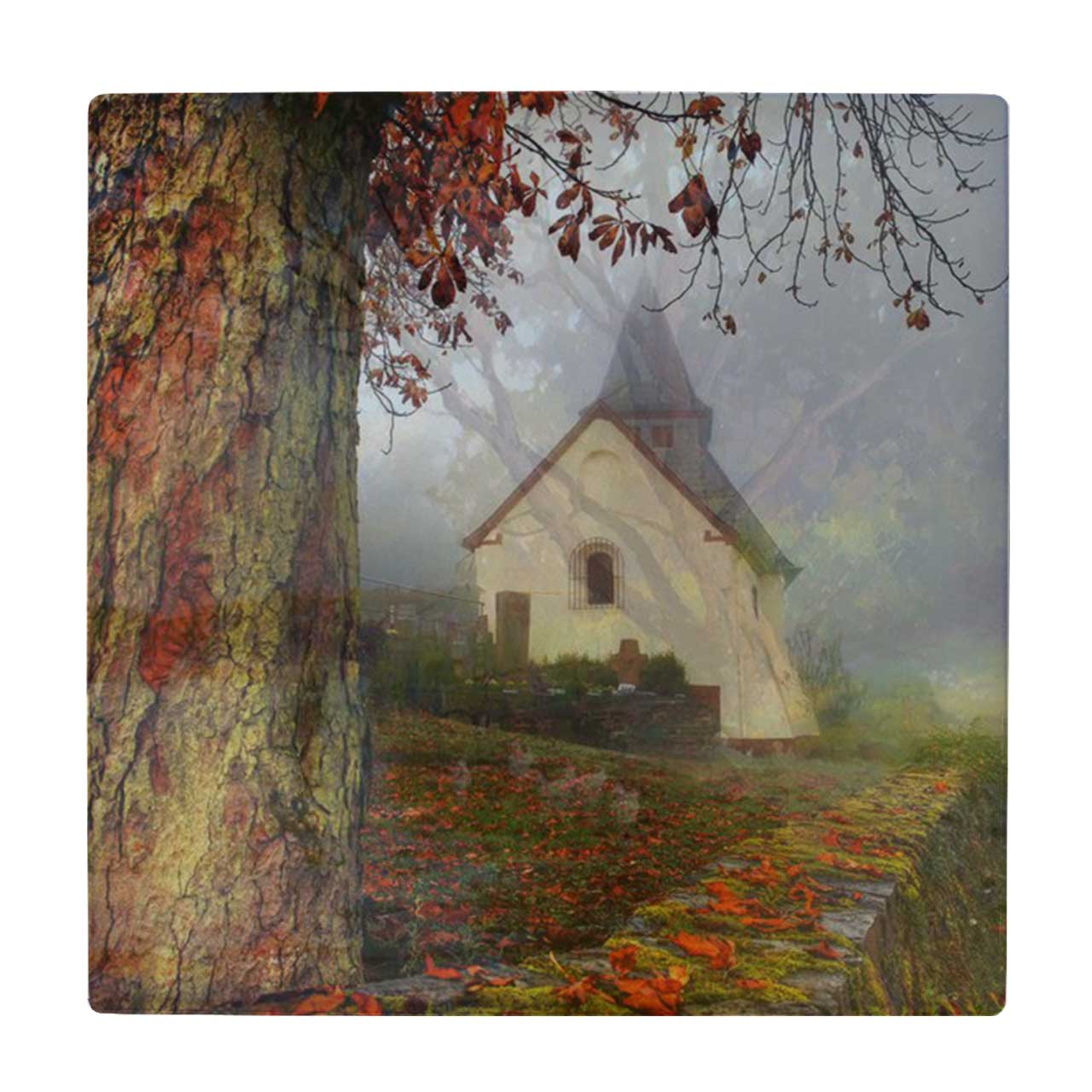  زیر لیوانی طرح جنگل و دریاچه کد    3616294_1571