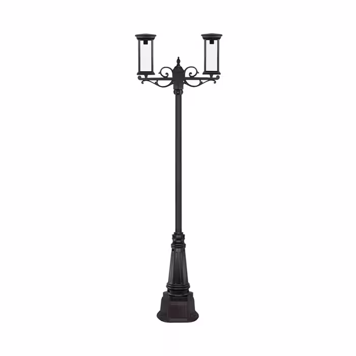 چراغ دو شاخه پارکی و حیاطی بیتانور مدل درتا بلند کد 482722B-96202