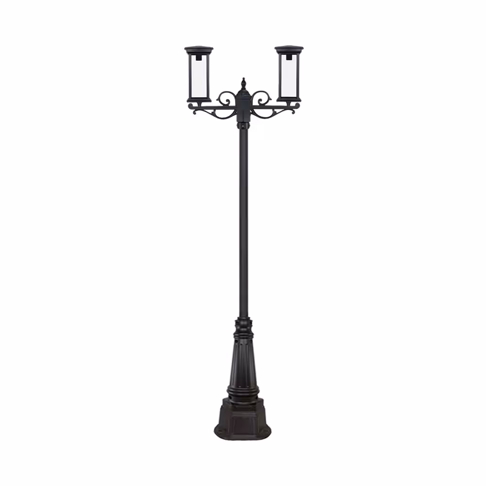 چراغ دو شاخه پارکی و حیاطی بیتانور مدل درتا بلند کد 482722B-96202