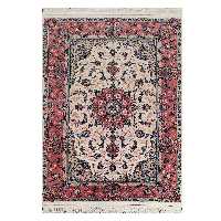 فرش دستباف یک و نیم متری طرح نایین مدل D