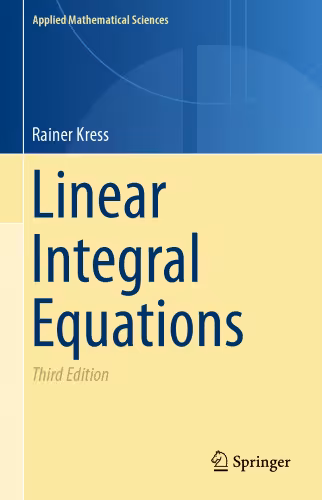 خرید و دانلود نسخه کامل کتاب Linear Integral Equations