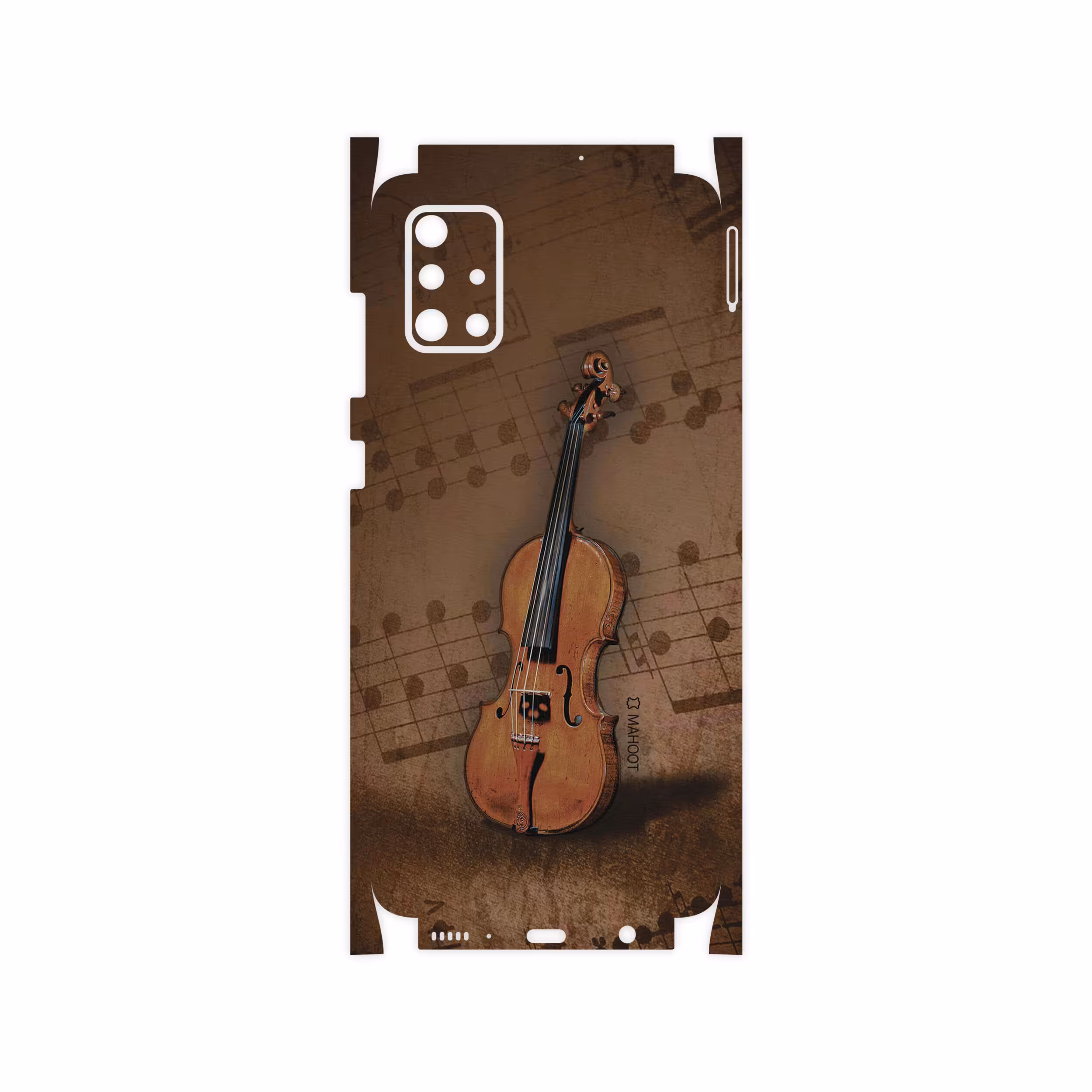برچسب پوششی ماهوت مدل Violin-Instrument-FullSkin مناسب برای گوشی موبایل سامسونگ Galaxy A71