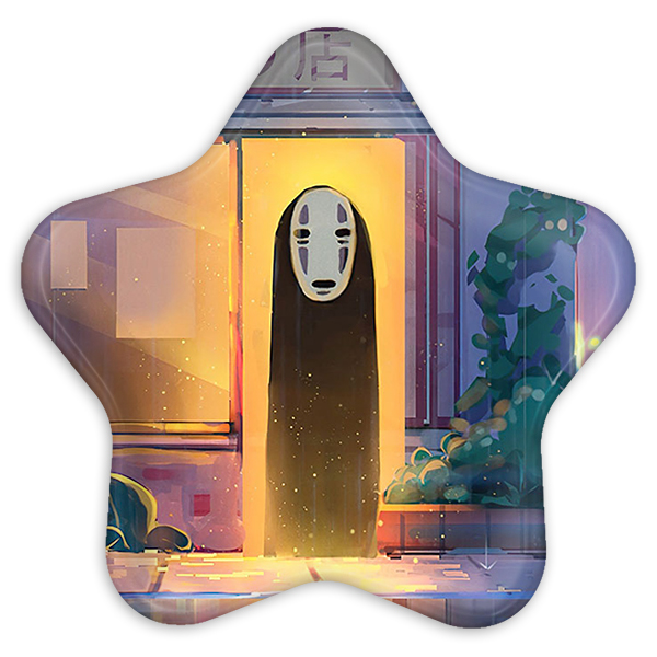 پیکسل خندالو طرح نوفیس انیمه شهر اشباح مدل ستاره ای کد 12099