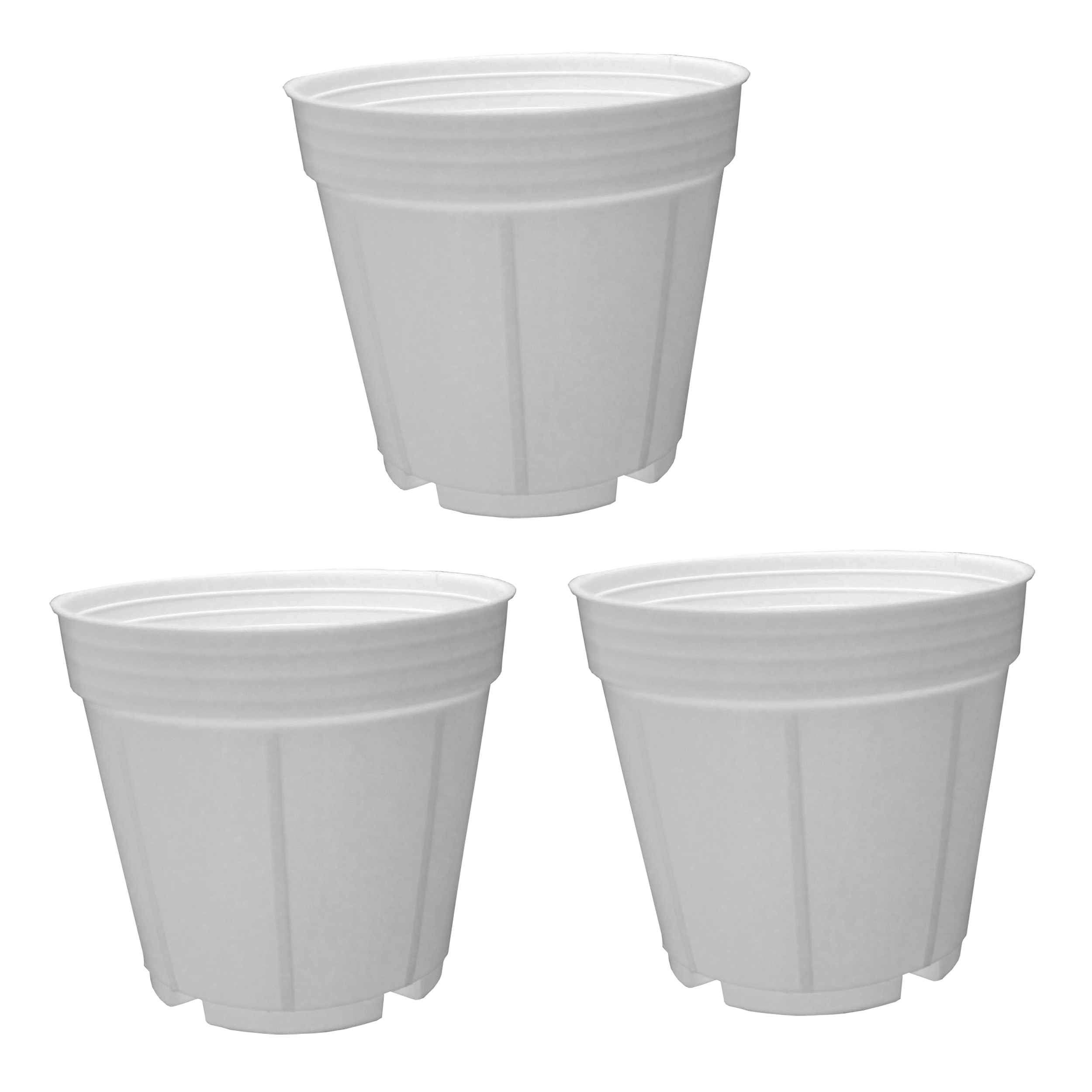 گلدان مدل گرد کد PGo14-3 مجموعه 3 عددی