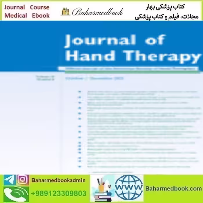 Journal of Hand Therapy Volume 34 Issue 1 to 4 2021 TRUE