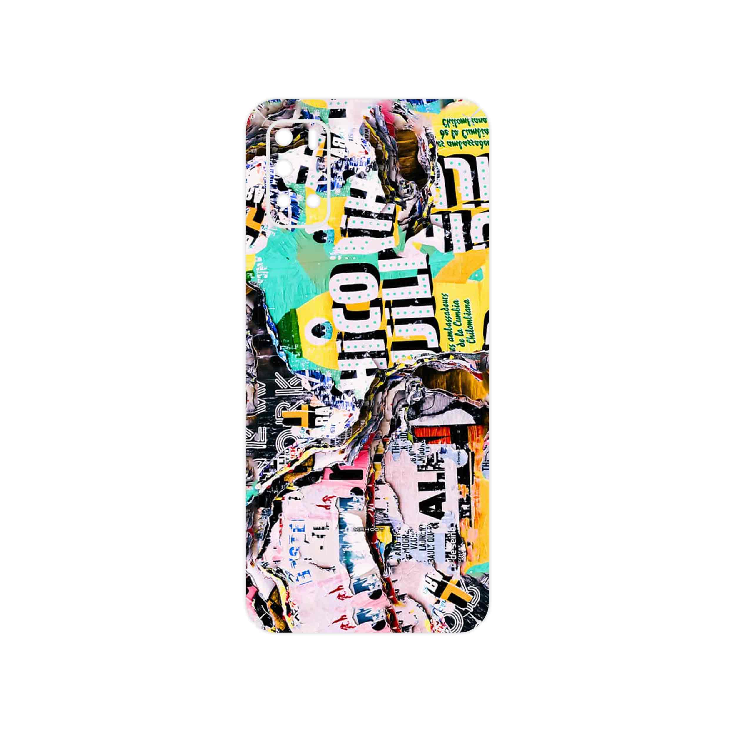 برچسب پوششی ماهوت مدل Collage of Teared Paper مناسب برای گوشی موبایل جی پلاس Z10