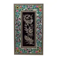 تابلو قلمزنی مدل گل و مرغ کد 034