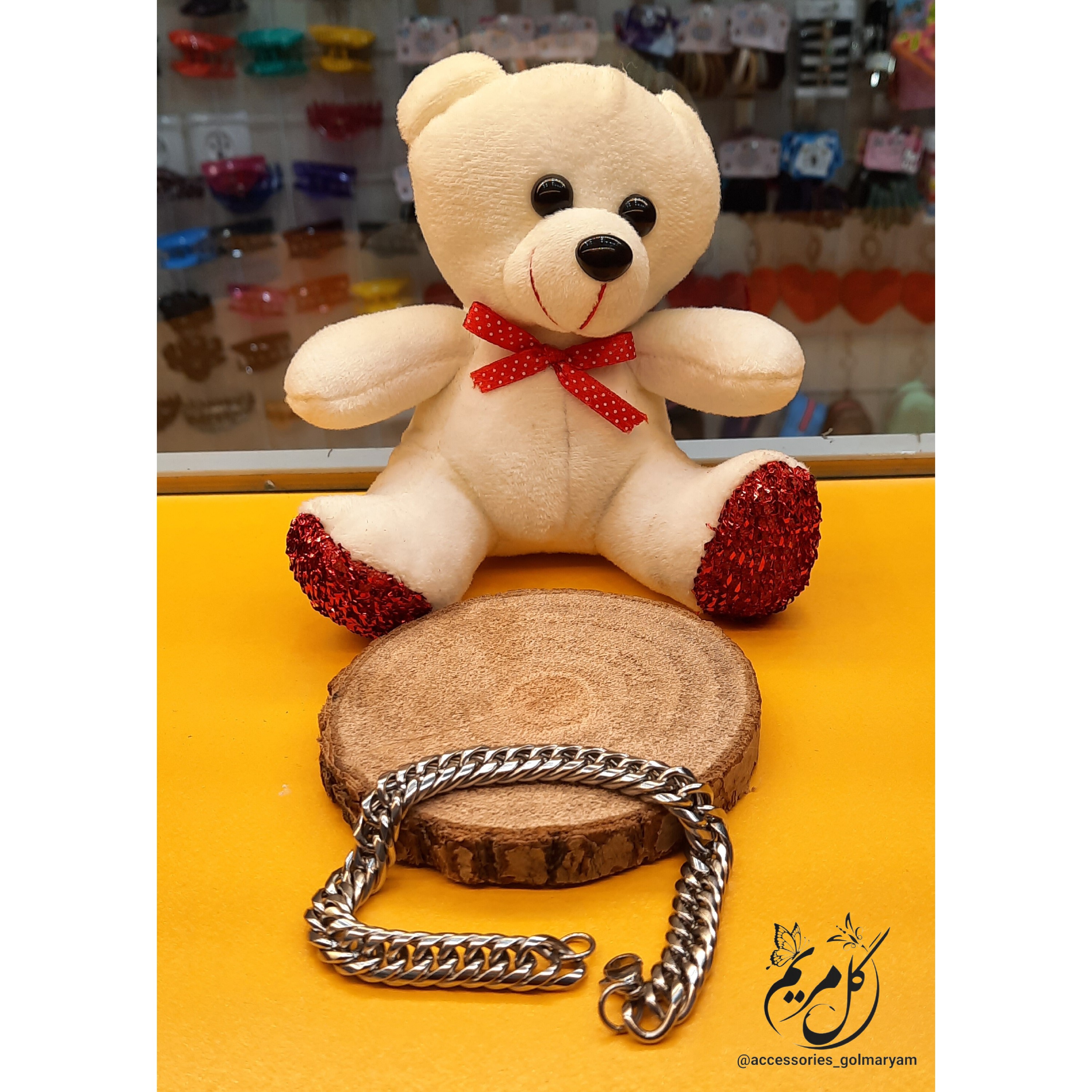 دستبند کارتیر مدل دوبل فشرده شده کیفیت عالی استیل رنگ ثابت رنگ نقره ای 