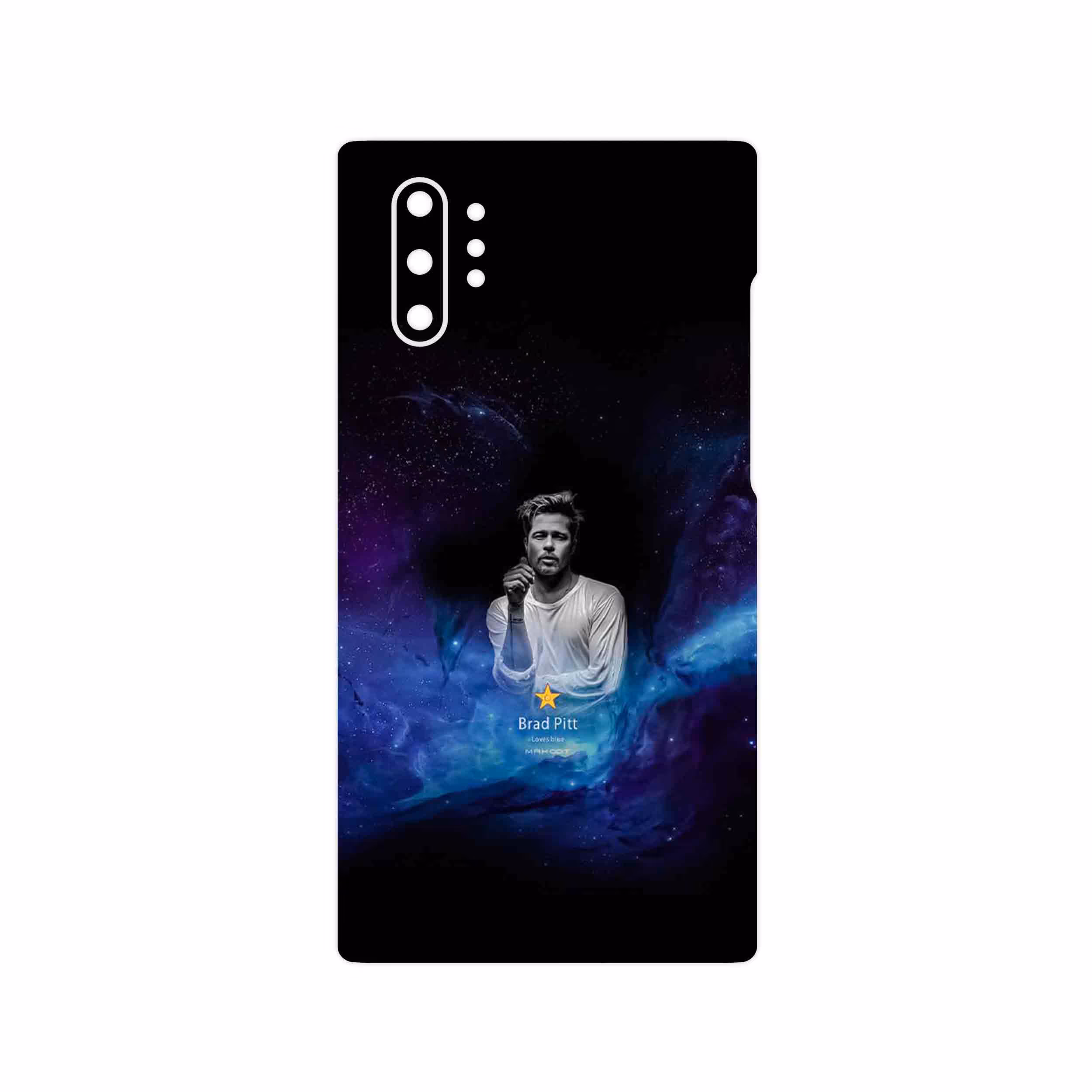 برچسب پوششی ماهوت مدل Brad Pitt مناسب برای گوشی موبایل سامسونگ Galaxy Note 10 Plus