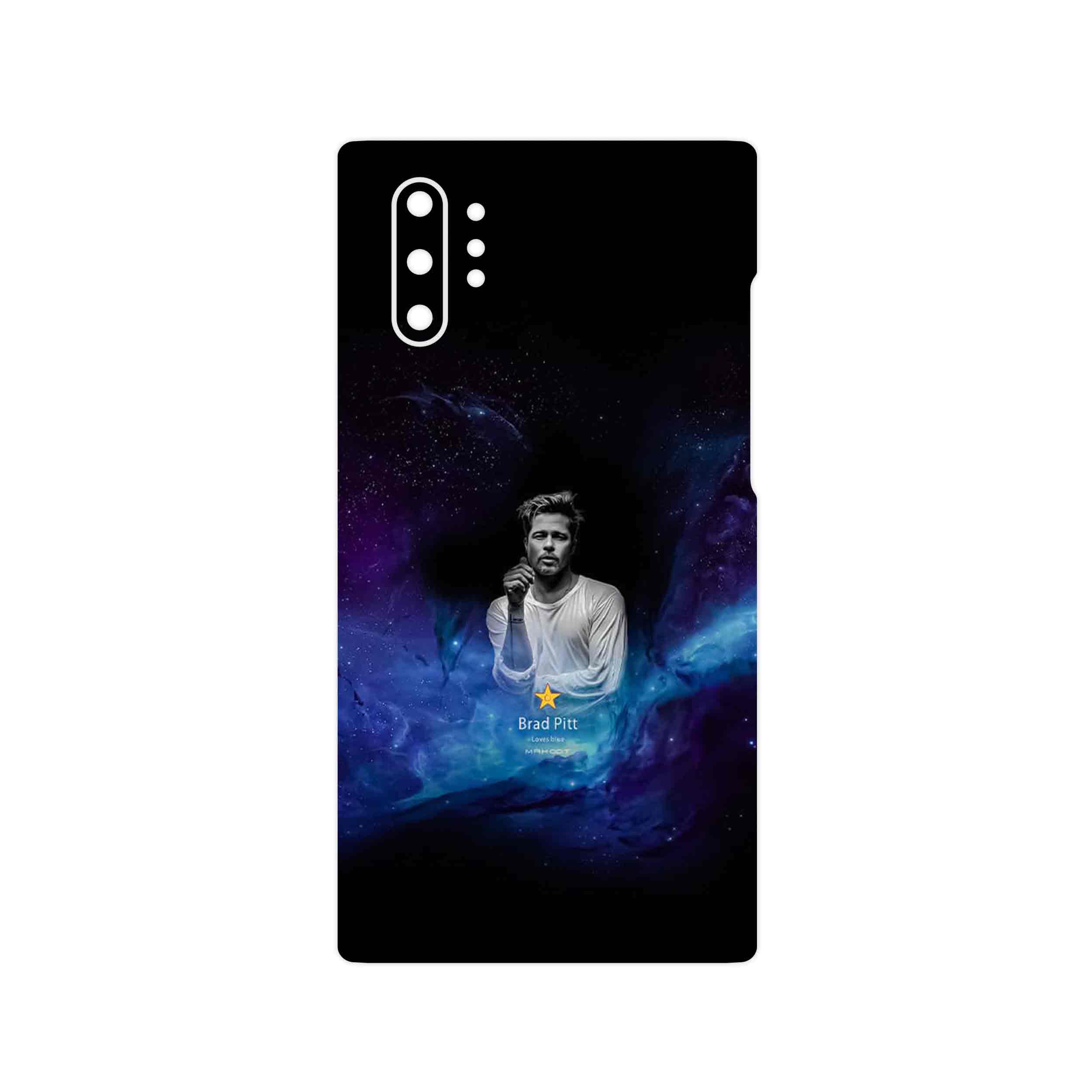 برچسب پوششی ماهوت مدل Brad Pitt مناسب برای گوشی موبایل سامسونگ Galaxy Note 10 Plus