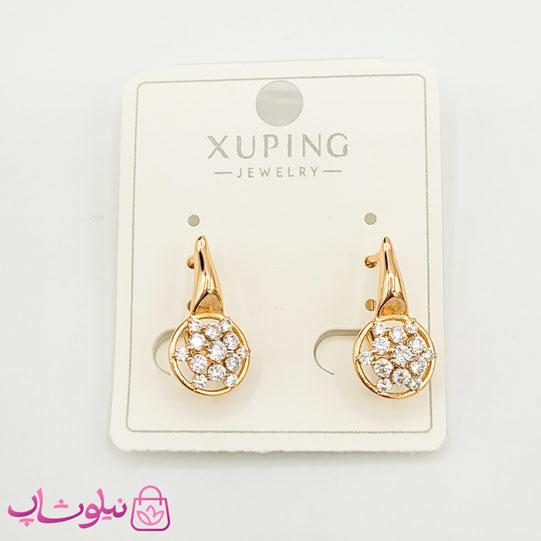 گوشواره دخترانه ژوپینگ نگیندار کد 991