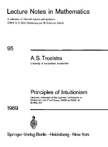 خرید و دانلود نسخه کامل کتاب Principles of Intuitionism