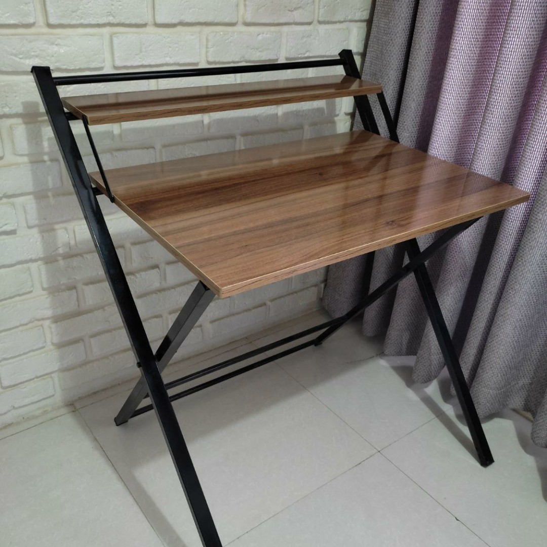میز تحریر تاشو - میز تحریر دانشجویی تاشو کم جا - میز تاشو - میز کامپیوتر تاشو