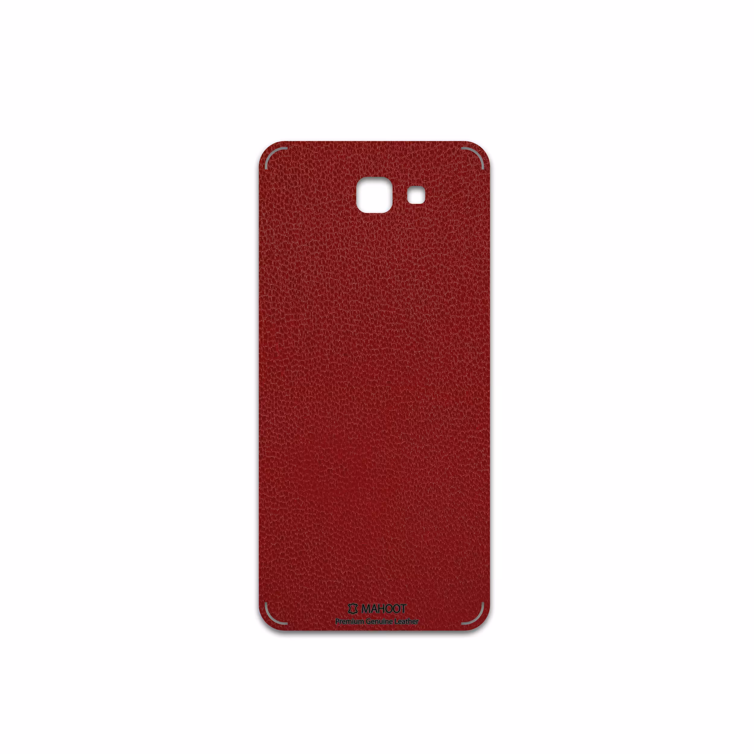 برچسب پوششی ماهوت مدل Red-Leather مناسب برای گوشی موبایل سامسونگ Galaxy J5 Prime
