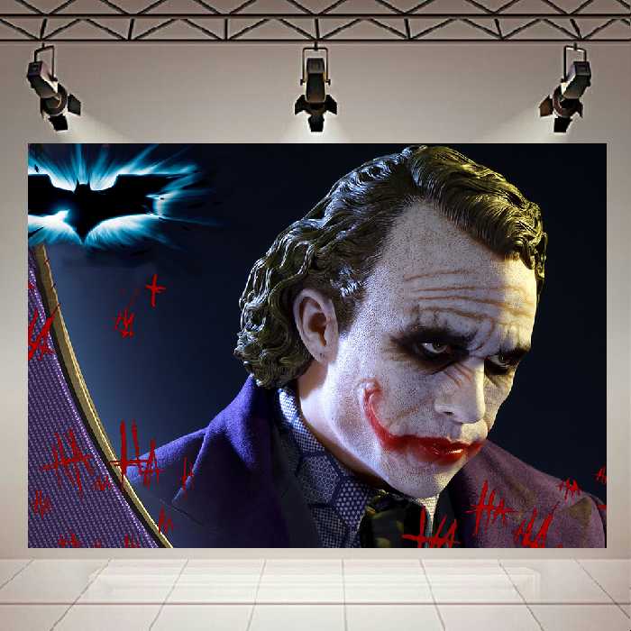 تابلو بوم طرح جوکر مدل هیث لجر کد AR2113