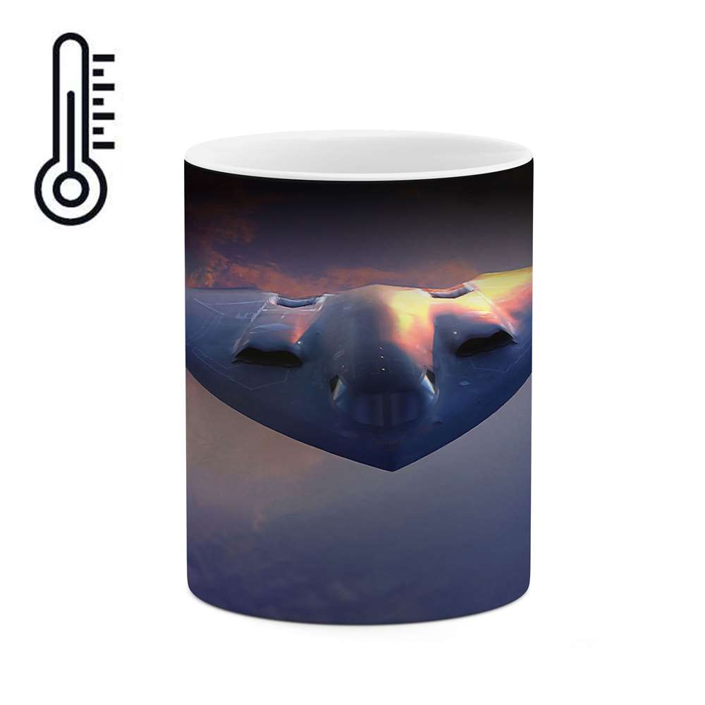 ماگ حرارتی طرح بمب افنکن مدل mgp00348