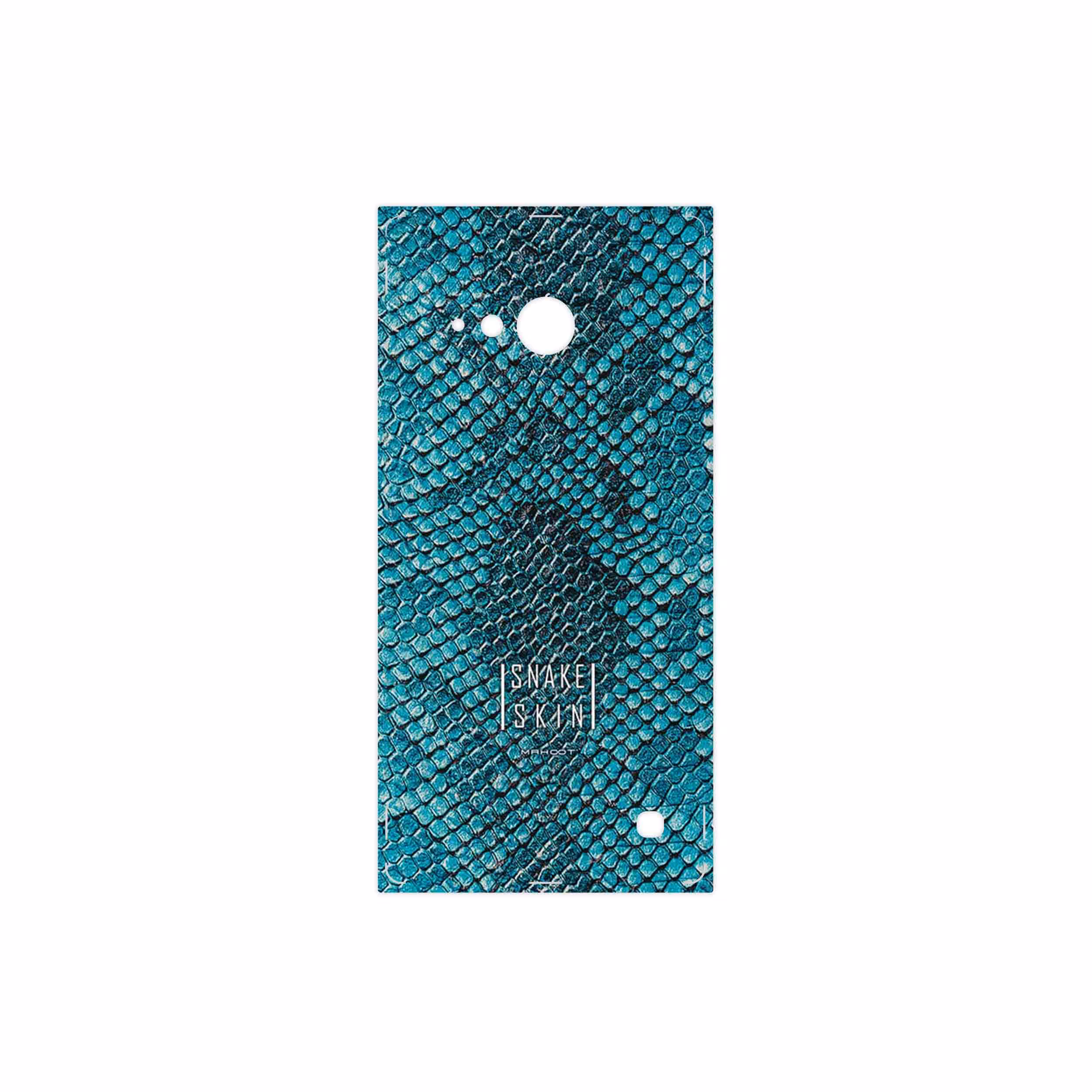 برچسب پوششی ماهوت مدل Blue Snake Skin مناسب برای گوشی موبایل نوکیا Lumia 730