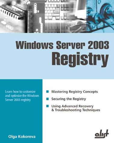 خرید و دانلود نسخه کامل کتاب Windows Server 2003 Registry