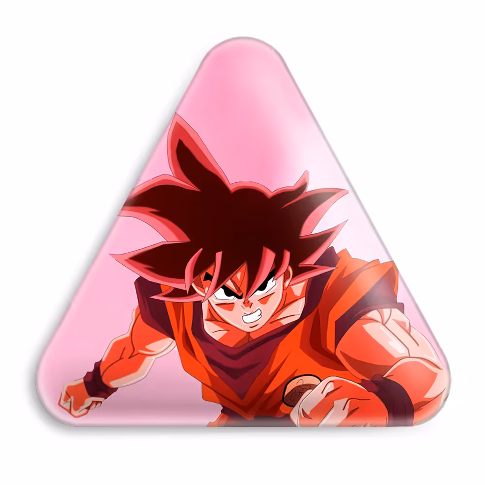 پیکسل خندالو طرح گوکو انیمه دراگون بال مدل مثلثی کد 12041