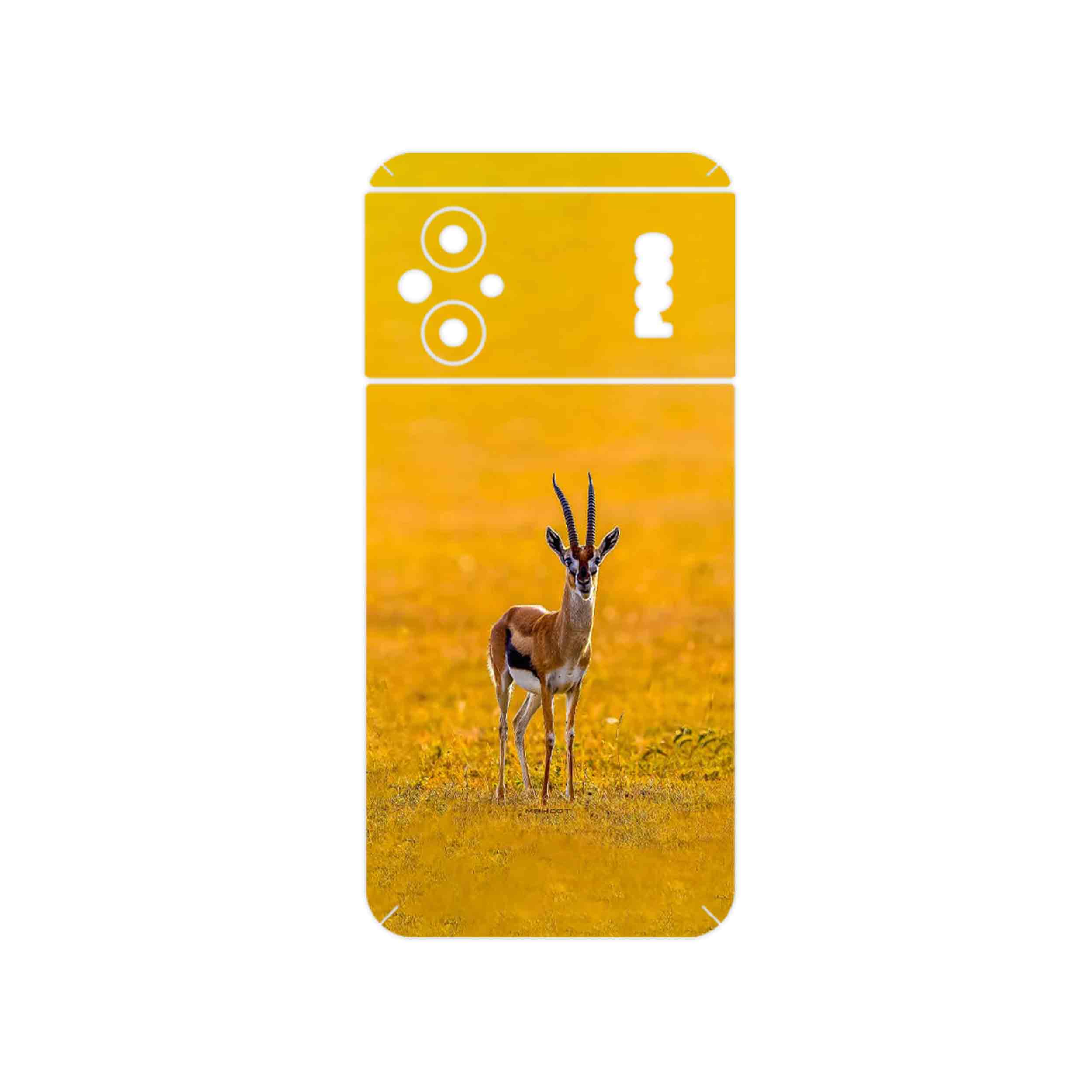 برچسب پوششی ماهوت مدل Gazelle مناسب برای گوشی موبایل شیائومی Poco M5