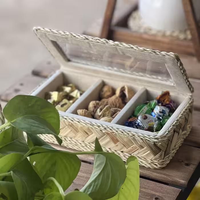 جعبه چای کیسه ای مدل سنتی سه خانه