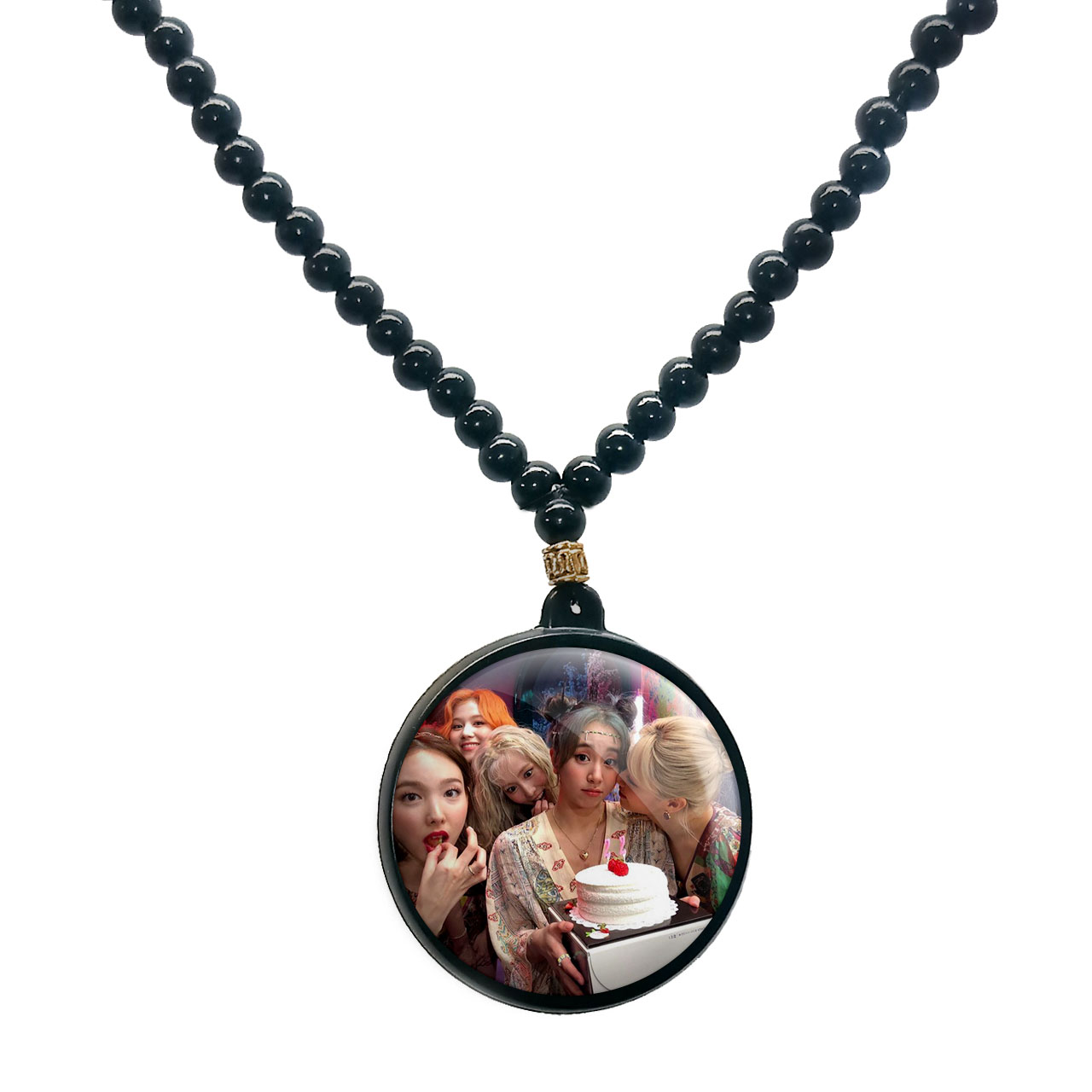 گردنبند پرمانه طرح تو ایس کد pmd.19646 مدل دو طرفه