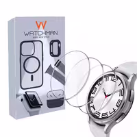 محافظ صفحه نمایش شیشه ای واچ من مدل SH-WM مناسب برای ساعت هوشمند سامسونگ Galaxy Watch 4/5/6/7 سایز 44 میلی متری بسته سه عددی | کالا برتری